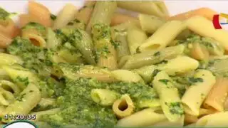 Aprende la receta completa del ‘Pesto a la Genovese’ en Lorena y Nicolasa