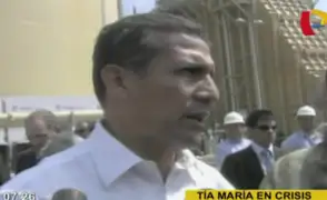 Humala pide paz en Arequipa: asegura que paro antiminero tiene fines electorales