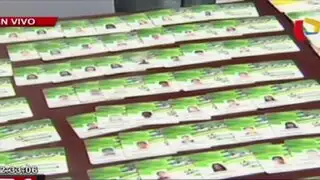 Decomisan 300 tarjetas preferenciales a suplantadores en el Metropolitano