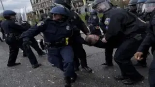 EEUU: enfrentamientos en Baltimore dejan siete policías heridos