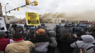 Estados Unidos: declaran estado de emergencia en Baltimore por violentas protestas