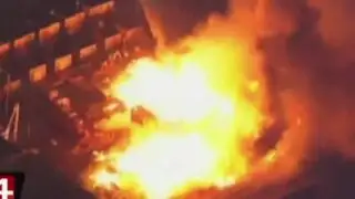 EEUU: reportan incendio en Baltimore tras disturbios por muerte de afroamericano