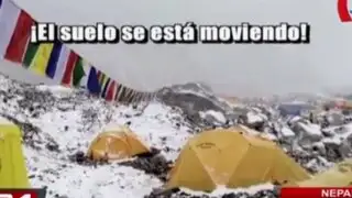 Nepal: montañistas graban avalancha de nieve provocada por terremoto