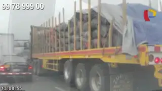 WhatsApp: camiones de carga generan caos en la Vía de Evitamiento
