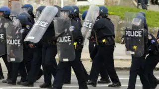 Estados Unidos: fuerte custodia policial para evitar más disturbios en Baltimore