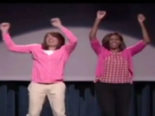 Michelle Obama volvió a bailar contra la obesidad infantil