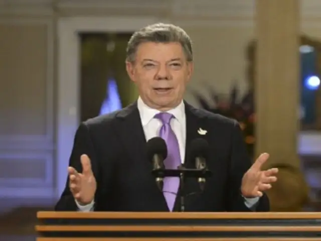 Juan Manuel Santos rechaza sanciones de Estados Unidos a Venezuela