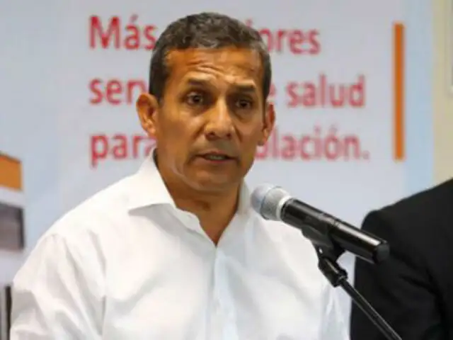 Presidente Humala exhorta al Congreso a otorgar facultades para el Ejecutivo