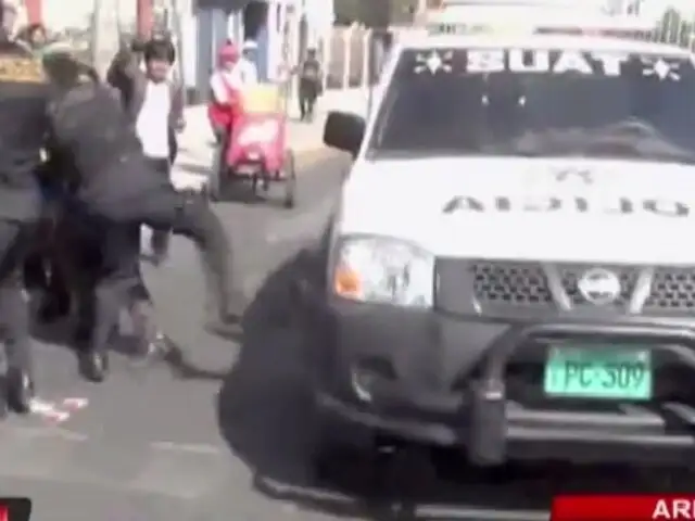Detienen a dirigente antiminero por bloquear carretera en Arequipa