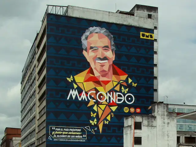 Gabriel García Márquez: Bogotá rinde homenaje a escritor con mural 