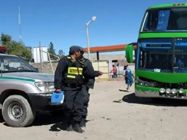 Incautan 27 kilos de droga en bus interprovincial en Chincha