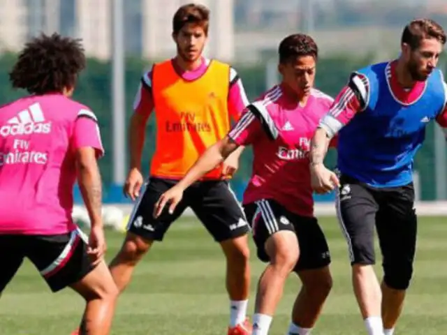 Cristian Benavente entrenó con el primer equipo del Real Madrid