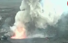 'Despierta' el volcán Kilauea en Hawaii: colapso parcial de la pared del cráter