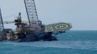 México: accidente en plataforma petrolera del Golfo deja dos muertos