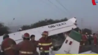 ¿Falla mecánica o humana?: avioneta se estrella y deja seis heridos en Nasca