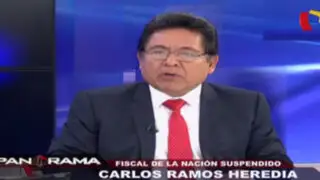 Ramos Heredia dice no haber hablado con su hijo sobre presuntos pagos de Orellana