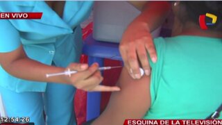 Decenas de personas asistieron a campaña de vacunación en exteriores de Panamericana