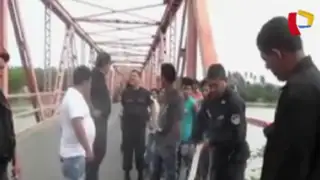 Sullana: sujeto ebrio intenta suicidarse al arrojarse de puente por decepción amorosa