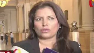 Carmen Omonte señala a Ana Jara como responsable del caso pañales