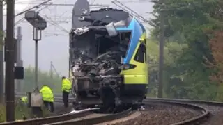 Accidente de tren deja dos muertos y 20 heridos en Alemania