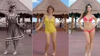 Video que muestra la evolución del bikini se vuelve viral en YouTube