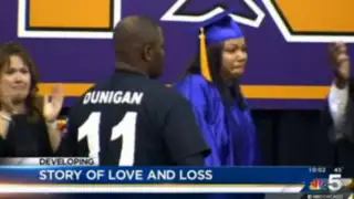 EEUU: madre recibe diploma de hijo, quien murió antes de graduarse