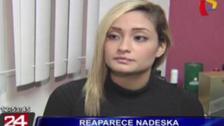 Nadeska Widausky: "No conozco a la familia, amigos ni entorno del chino Saucedo"