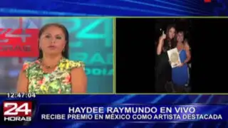 Folclorista Haydee Raymundo recibe importante premio en México