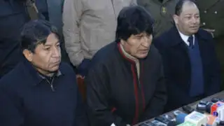 Bolivia: critican a Evo Morales por participar en entrega de Belaunde Lossio