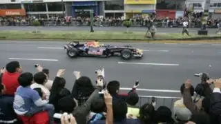 Cierran calles del Centro de Lima por exhibición Fórmula 1