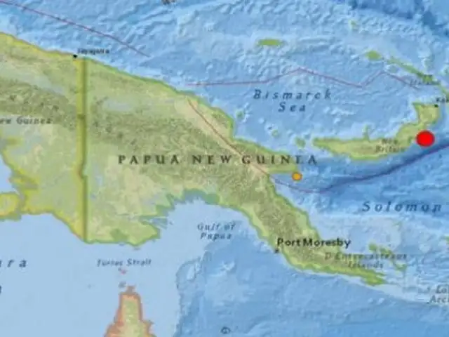 Terremoto de 7.4 grados sacudió Papúa Nueva Guinea y generó alerta de tsunami
