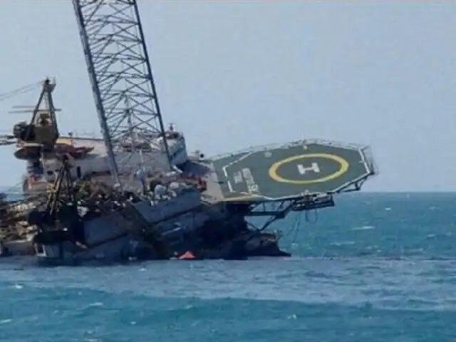 México: accidente en plataforma petrolera del Golfo deja dos muertos
