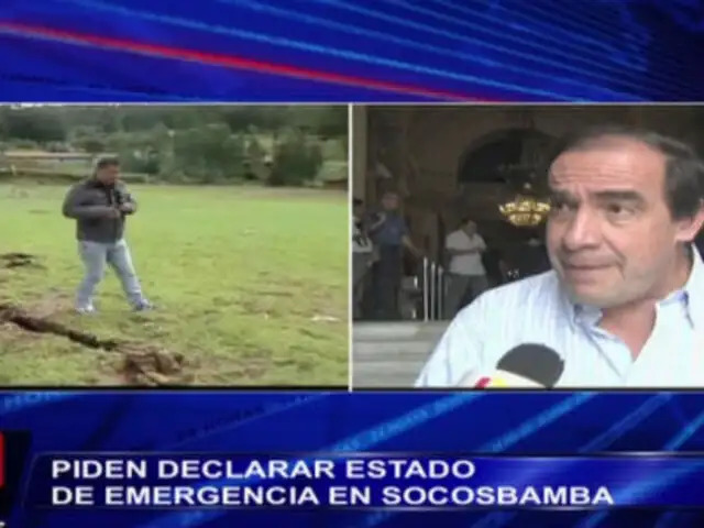 Piden declarar estado de emergencia en Socosbamba
