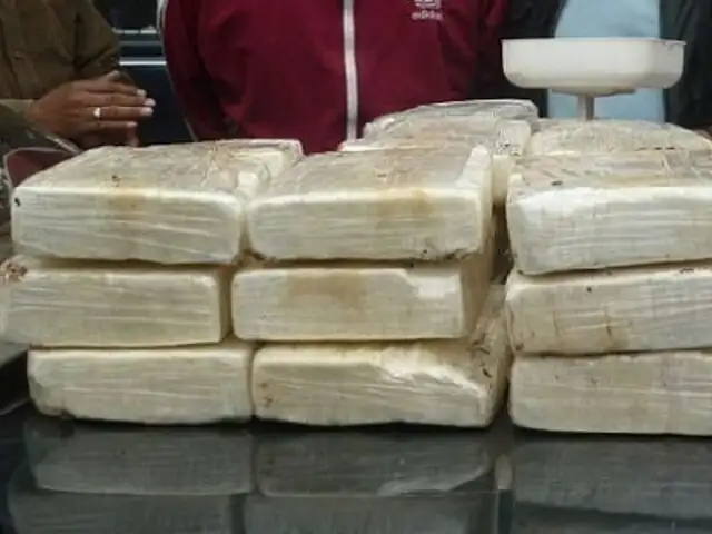 Incautan 11 kilos de droga al interior de una camioneta en Trujillo