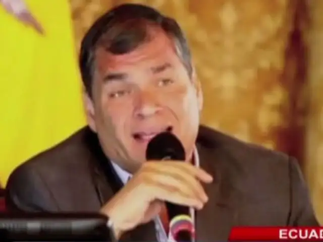 Rafael Correa emprende campaña contra Brad Pitt