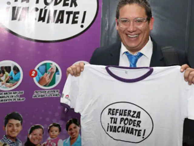 FOTOS: periodistas de Panamericana Televisión se suman a campaña de vacunación