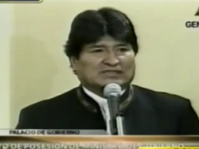 Evo Morales reemplaza a ministro de Gobierno Hugo Moldiz por fuga de MBL