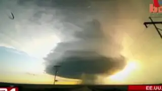 EEUU: mira el impactante tornado que captó un ‘cazatormentas’