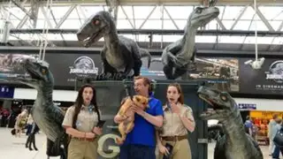 Jurassic World: así se promociona la cinta en Londres a pocas horas de su estreno