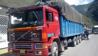Huamachuco: intervienen 20 camiones con 30 toneladas de material aurífero ilegal
