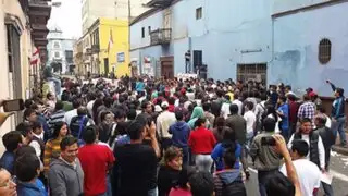 Propietarios de imprentas ubicadas en el Centro de Lima protestaron contra municipio