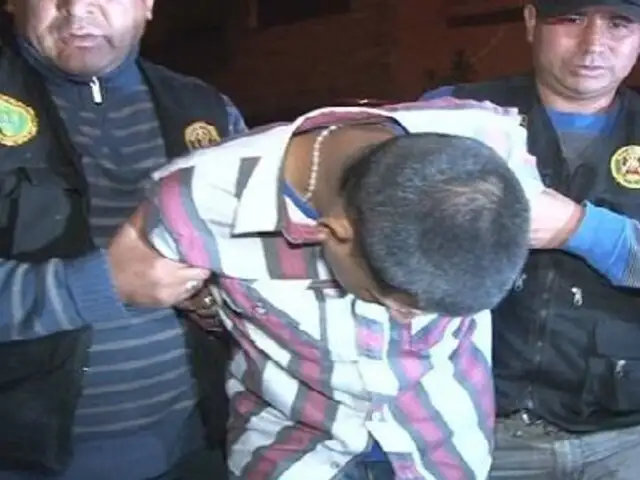 Huaral: detienen a sujeto con ocho cartuchos de dinamita