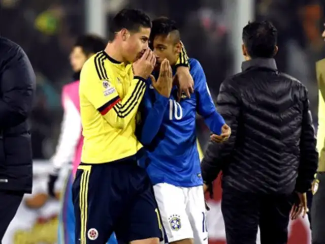 Copa América 2015: ¿Qué le aconsejó James Rodríguez a Neymar en medio de la furia?