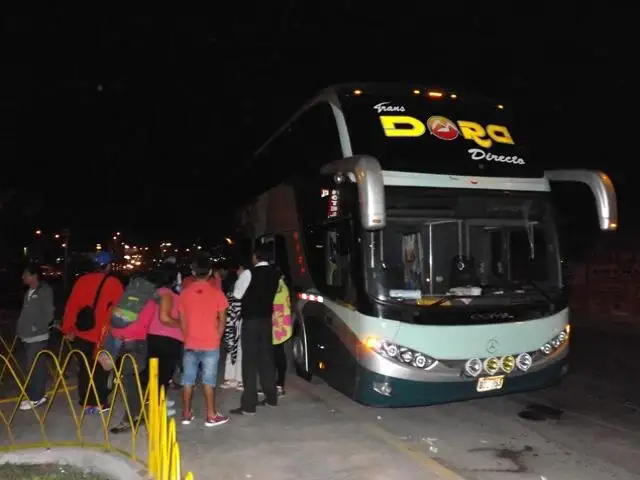 Delincuentes asaltan pasajeros de ómnibus interprovincial  en Huacho