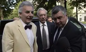 Mario Vargas Llosa se reencontró con su hijo Álvaro tras polémico romance