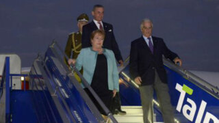 Cumbre del Pacífico: Michelle Bachelet llegó al Perú para participar