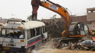 Municipio de Lima inició programa chatarreo con la destrucción de 60 vehículos