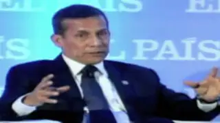 Ollanta Humala critica nuevamente a los medios desde España
