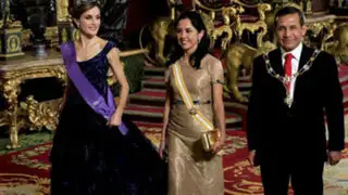 El estilo de Nadine Heredia en la cena de gala de Felipe VI y Letizia