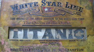 Encuentran una placa original del Titanic después de más de 100 años
